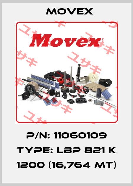 P/N: 11060109 Type: LBP 821 K 1200 (16,764 mt) Movex