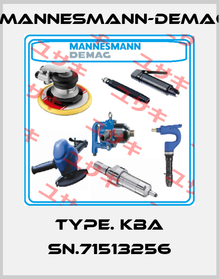 TYPE. KBA SN.71513256 Mannesmann-Demag