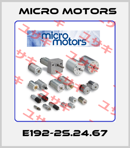 E192-2S.24.67 Micro Motors