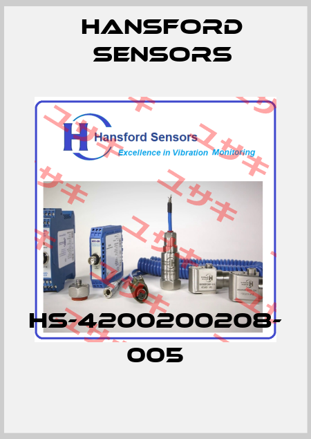 HS-4200200208- 005 Hansford Sensors