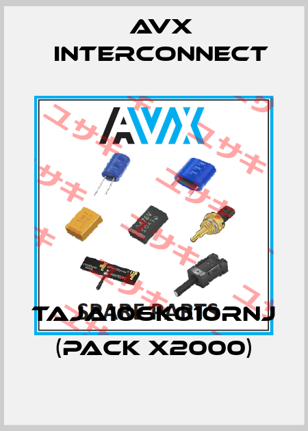 TAJA106K010RNJ (pack x2000) AVX INTERCONNECT