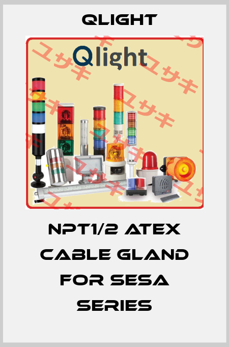 NPT1/2 ATEX cable gland for SESA series Qlight