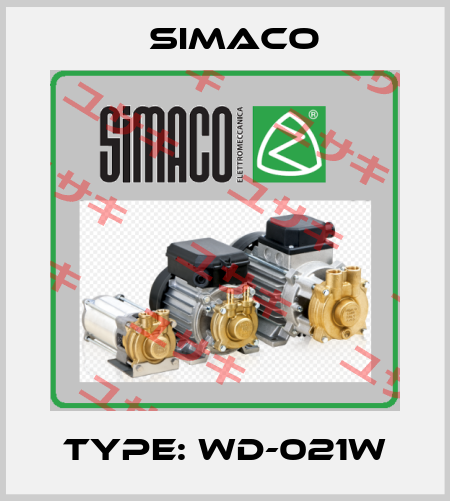 Type: WD-021W Simaco