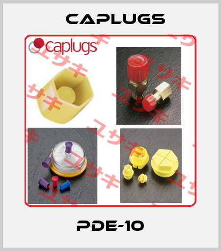 PDE-10 CAPLUGS