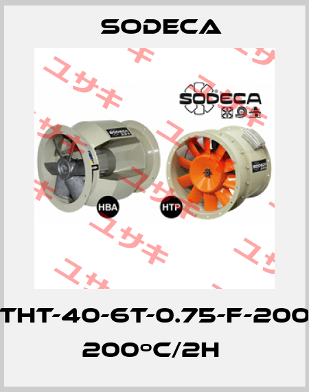THT-40-6T-0.75-F-200  200ºC/2H  Sodeca