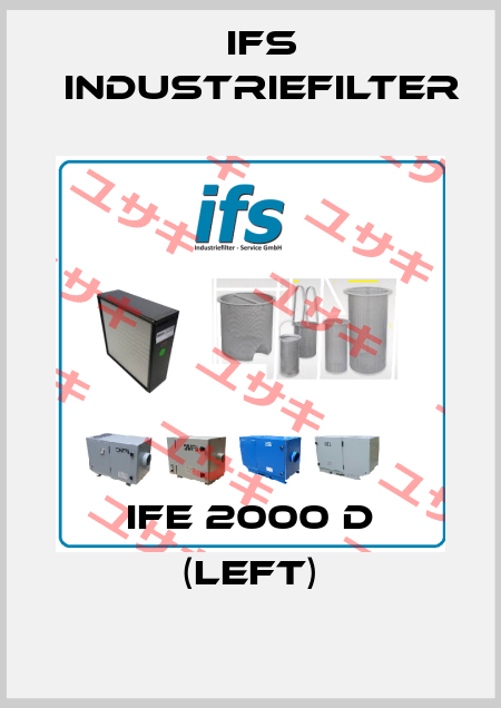  IFE 2000 D (left) IFS Industriefilter