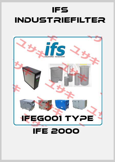 IFEG001 Type IFE 2000  IFS Industriefilter
