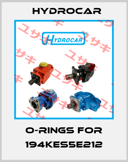 O-rings for 194KES5E212 Hydrocar