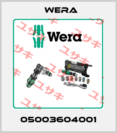 05003604001 Wera