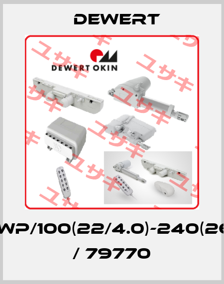 PD14WP/100(22/4.0)-240(26/4.0) / 79770 DEWERT