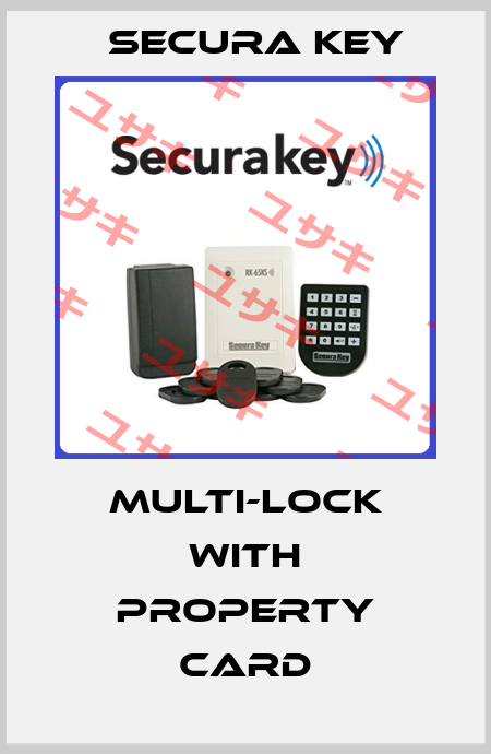Multi-lock with property card Secura Key