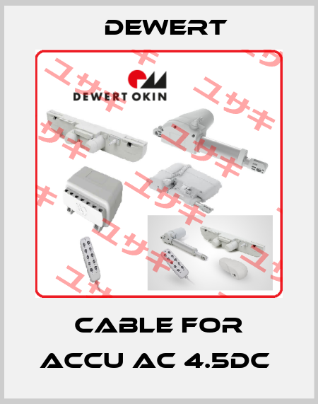cable for ACCU AC 4.5DC  DEWERT