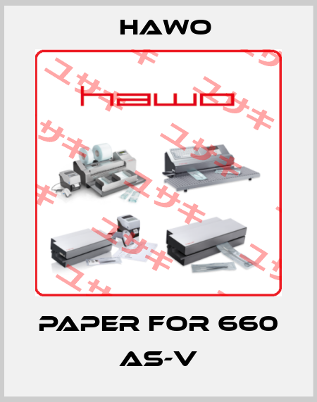 paper for 660 AS-V HAWO