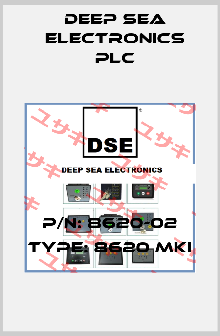 p/n: 8620-02 type: 8620 MKI DEEP SEA ELECTRONICS PLC