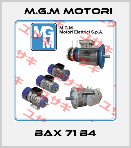 BAX 71 B4 M.G.M MOTORI