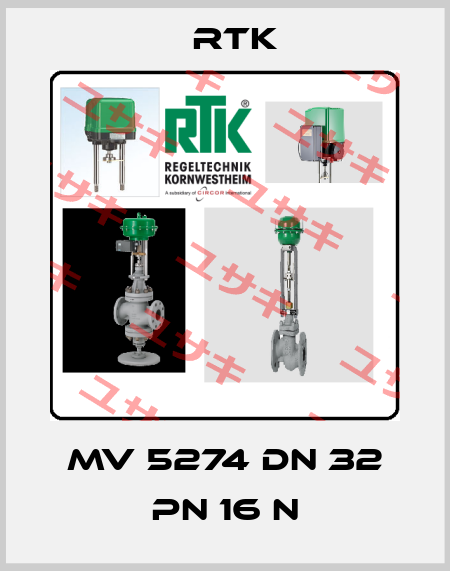 MV 5274 DN 32 PN 16 N RTK