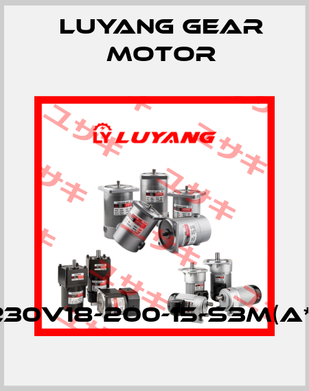 J230V18-200-15-S3M(A***) Luyang Gear Motor