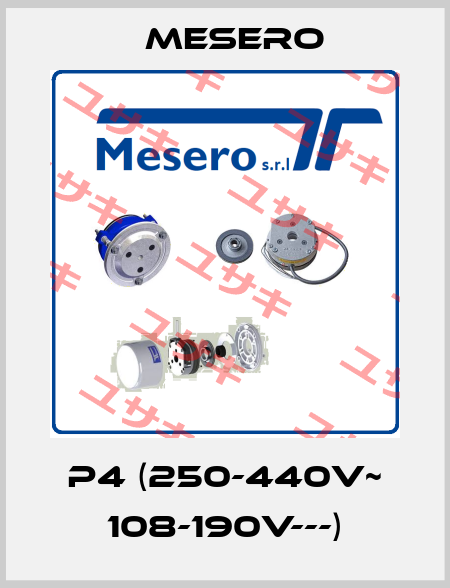 P4 (250-440V~ 108-190V---) Mesero