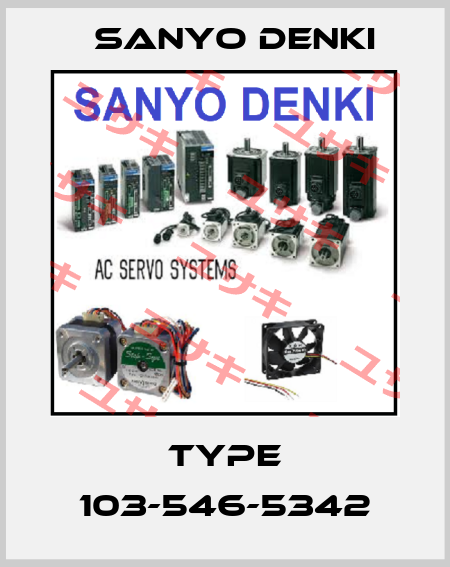 TYPE 103-546-5342 Sanyo Denki