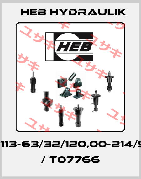 Z100-113-63/32/120,00-214/spez. / t07766 HEB Hydraulik