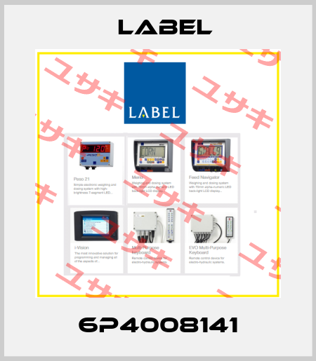 6P4008141 Label