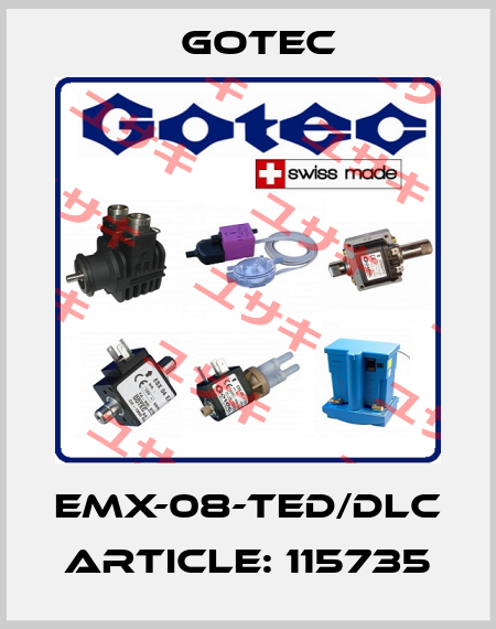 EMX-08-TED/DLC Article: 115735 Gotec