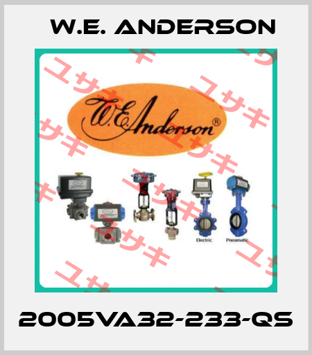 2005VA32-233-QS W.E. ANDERSON