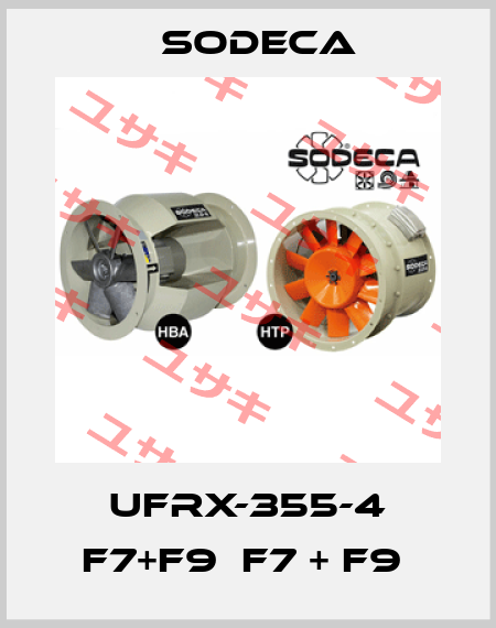 UFRX-355-4 F7+F9  F7 + F9  Sodeca
