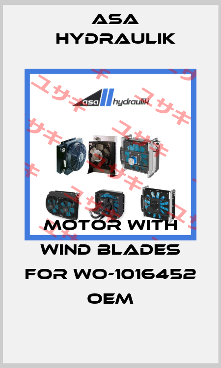 motor with wind blades for WO-1016452 OEM ASA Hydraulik