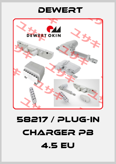 58217 / PLUG-IN CHARGER PB 4.5 EU DEWERT