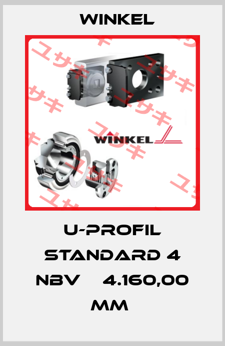 U-PROFIL STANDARD 4 NBV    4.160,00 MM  Winkel