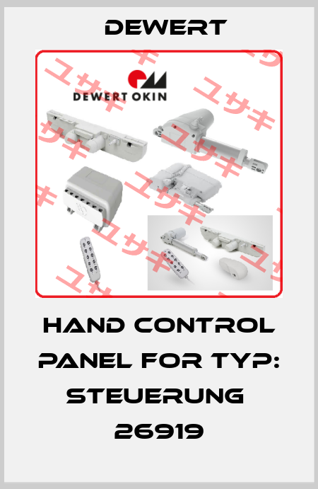 hand control panel for Typ: Steuerung  26919 DEWERT