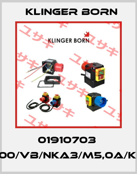 01910703  K400/VB/NKA3/M5,0A/KL-P Klinger Born