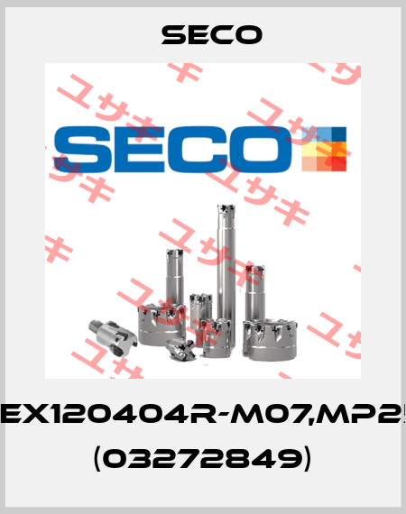 XOEX120404R-M07,MP2501 (03272849) Seco