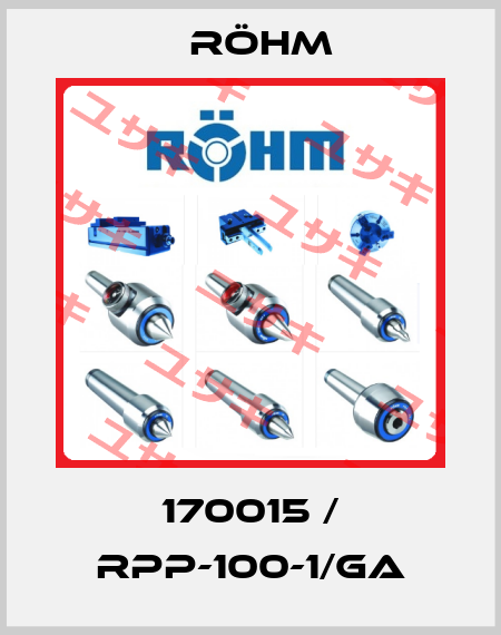 170015 / RPP-100-1/GA Röhm