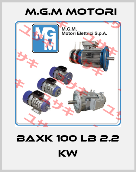 BAXK 100 LB 2.2 kw M.G.M MOTORI