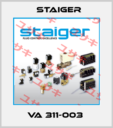 VA 311-003  Staiger