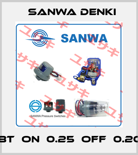 SPS-8T　ON：0.25　OFF：0.20MPa Sanwa Denki