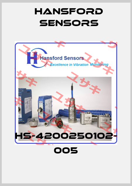 HS-4200250102- 005 Hansford Sensors