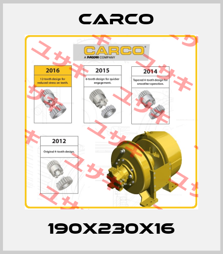 190X230X16 Carco