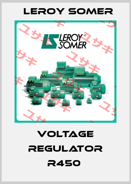 VOLTAGE REGULATOR R450  Leroy Somer