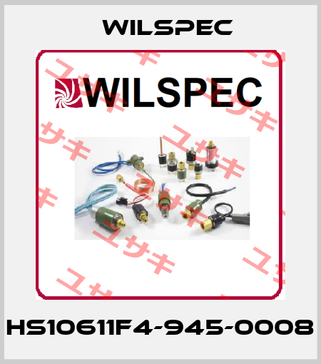 HS10611F4-945-0008 Wilspec