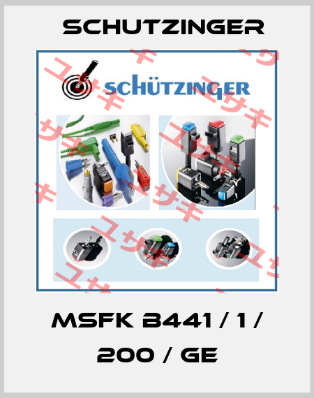 MSFK B441 / 1 / 200 / GE Schutzinger