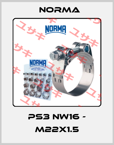 PS3 NW16 - M22X1.5 Norma