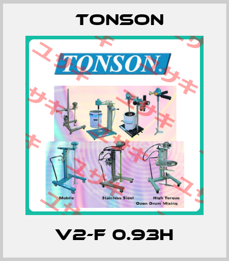V2-F 0.93H Tonson