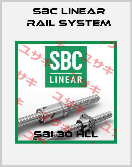 SBI 30 HLL SBC Linear Rail System