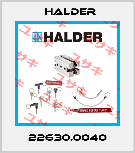 22630.0040 Halder