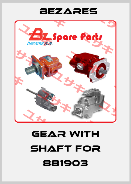 gear with shaft for 881903 Bezares