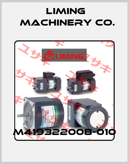 M419322008-010 LIMING  MACHINERY CO.