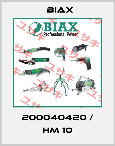 200040420 / HM 10 Biax